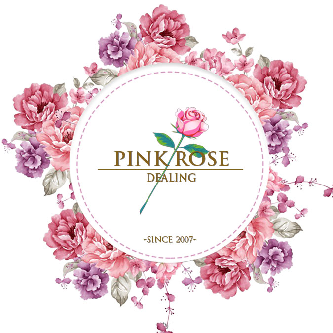Pink Rose Dealing logo โลโก้