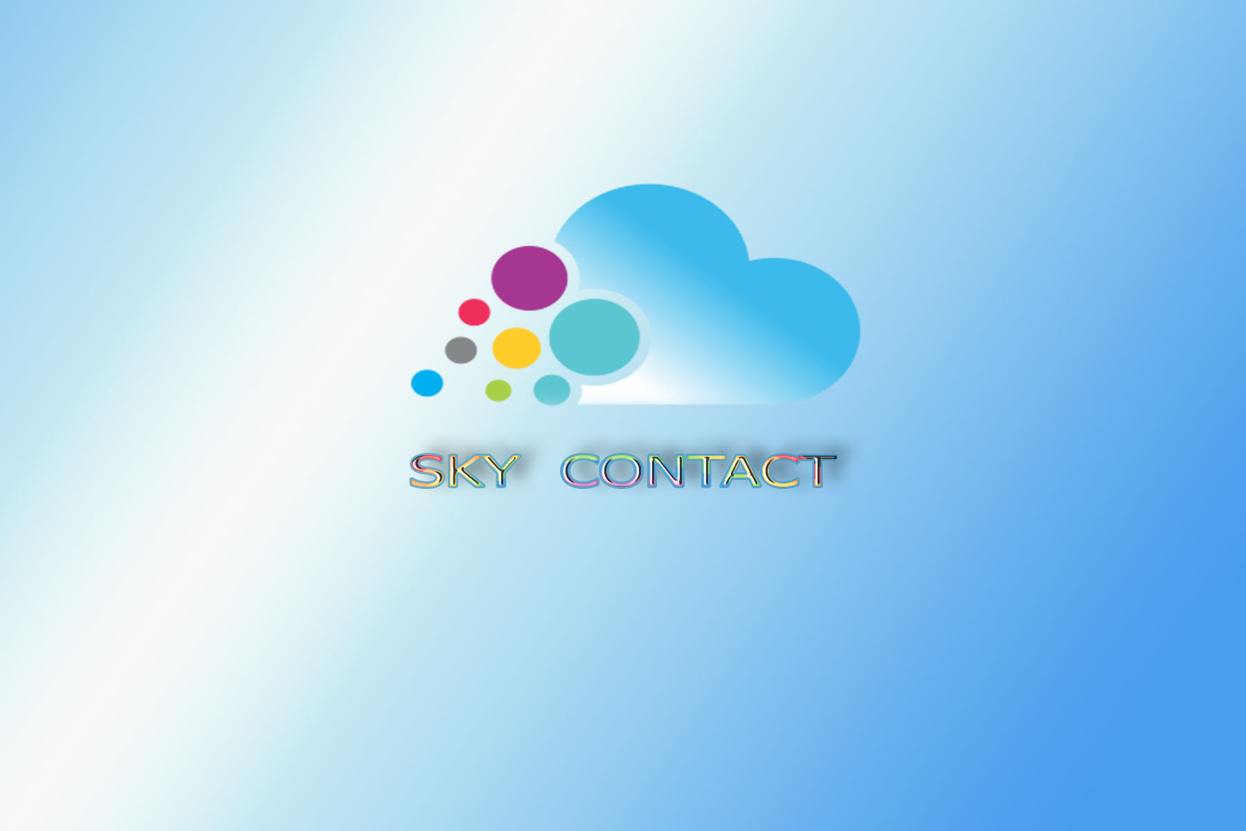 Sky Contact Group logo โลโก้