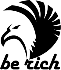 logo โลโก้ be rich 