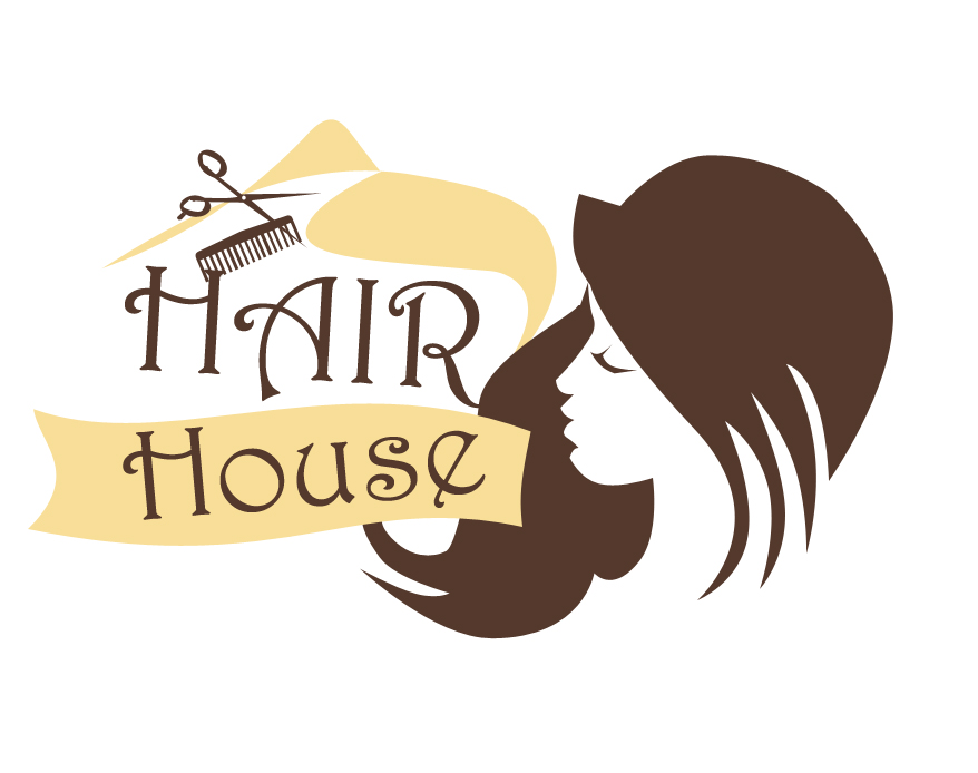 Hair House Salon logo โลโก้