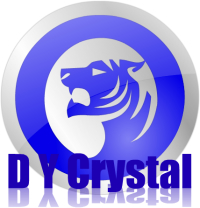 D Y Crystal logo โลโก้